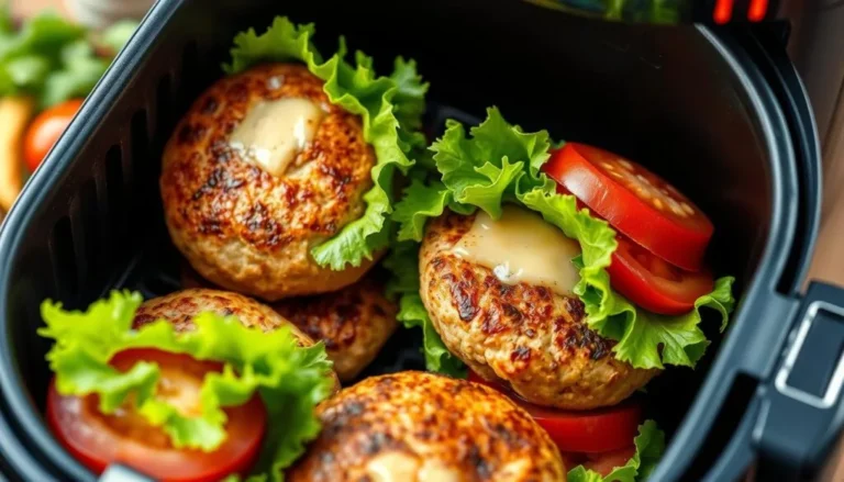 air fry turkey burgers