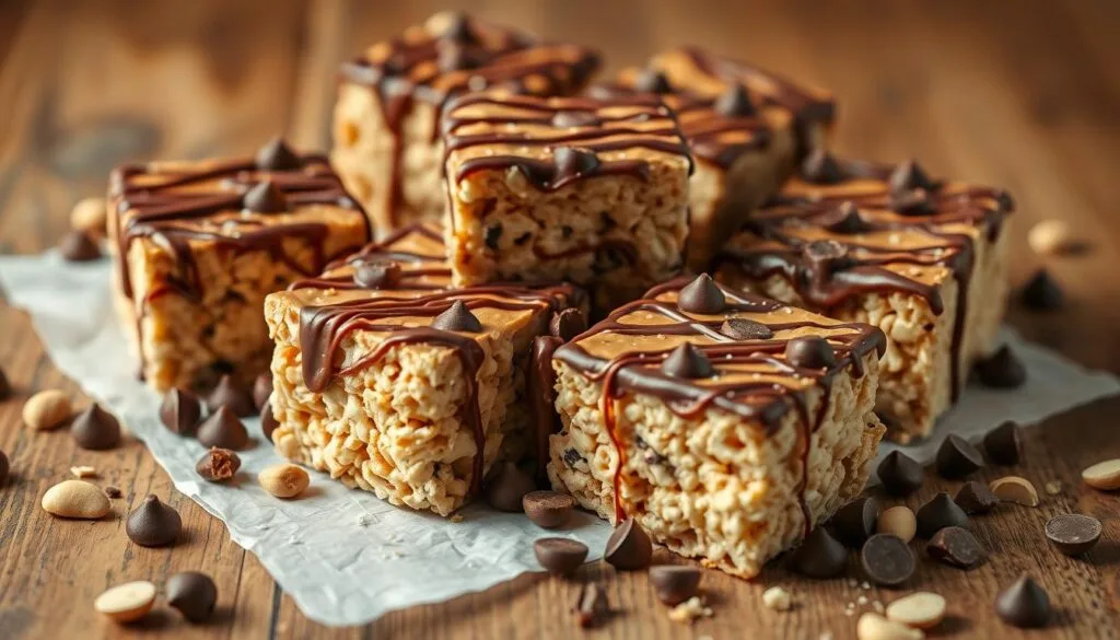chocolate peanut butter rice krispie treats