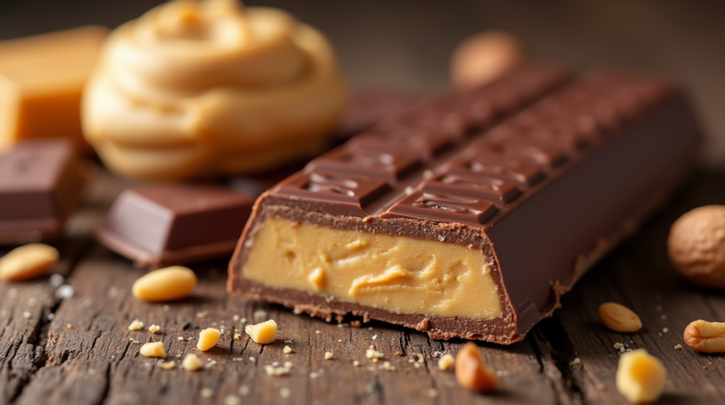 Hershey Candy Bar and Peanut Butter