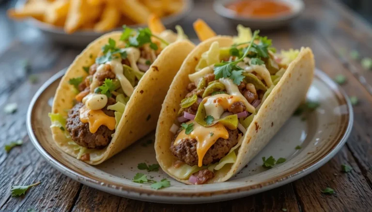 Smash Burger Tacos