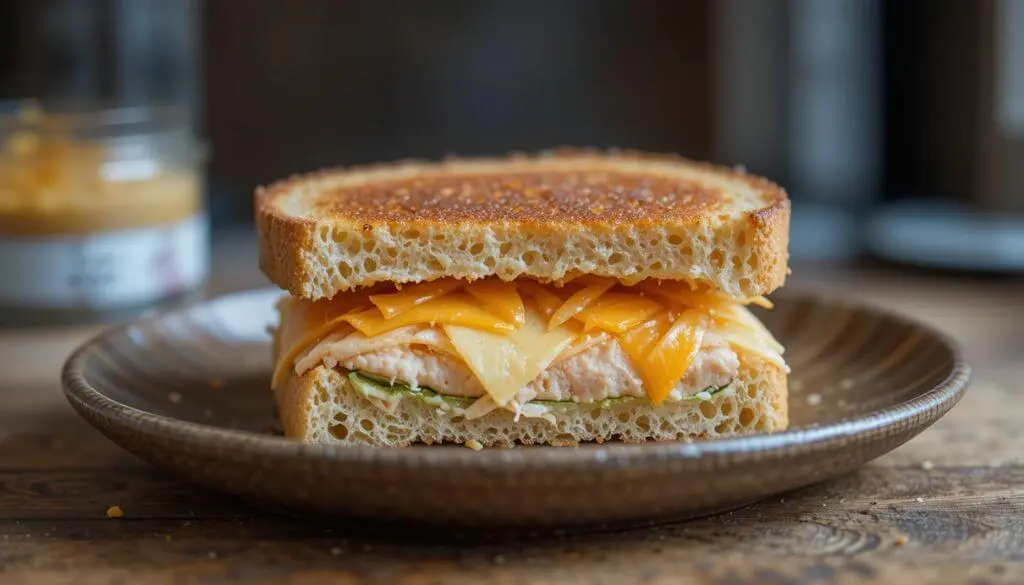 Cheddar Turkey Melt on Sourdough